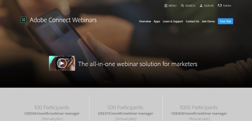 Adobe Connect Webinars