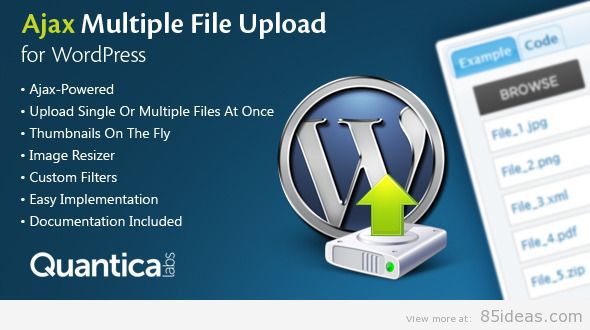 Ajax Multi Upload for WordPress