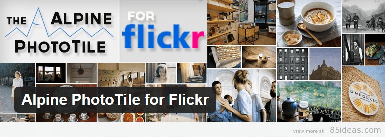 Alpine PhotoTile for Flickr Plugin
