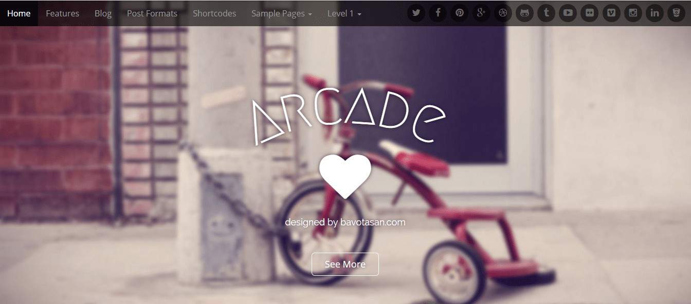 Arcade WordPress theme