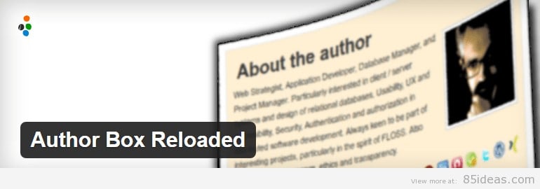 Author Box Reloaded Plugin