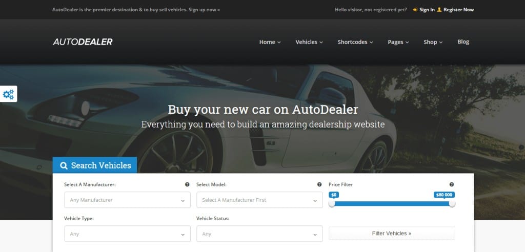 AutoDealer theme