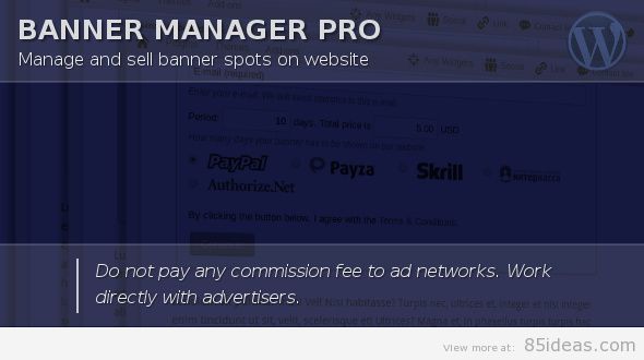 Banner Manager for WordPress