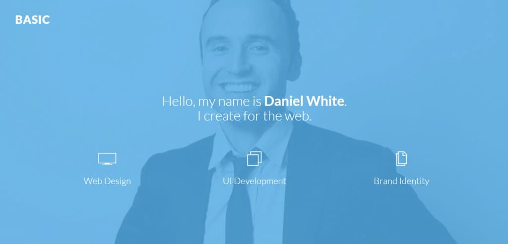 BASIC Bootstrap free Theme