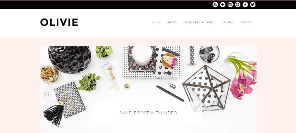 BluChic Olivie Theme