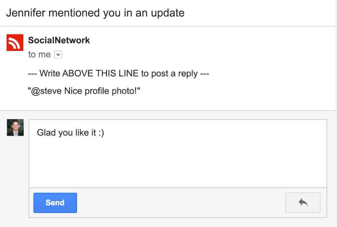 BuddyBoss Reply by Email