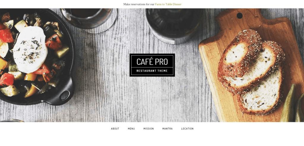 Café Pro Theme