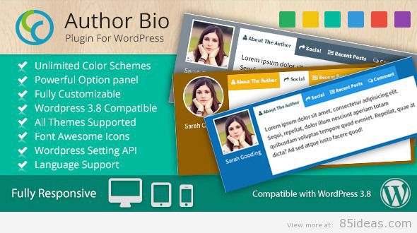 CCR Author Bio WP Plugin
