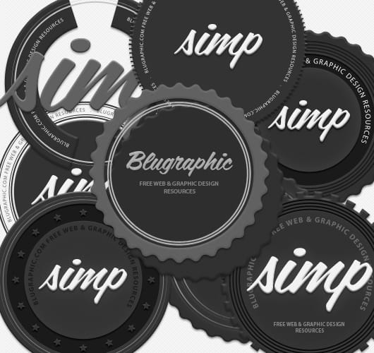 Circle Vintage Psd Badges