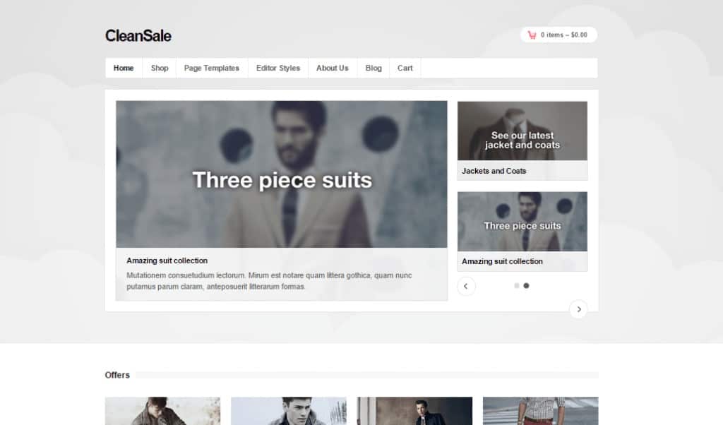 CleanSale Theme