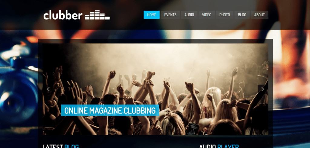 Clubber WordPress Theme