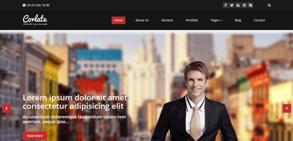 Corlate Business Bootstrap Theme
