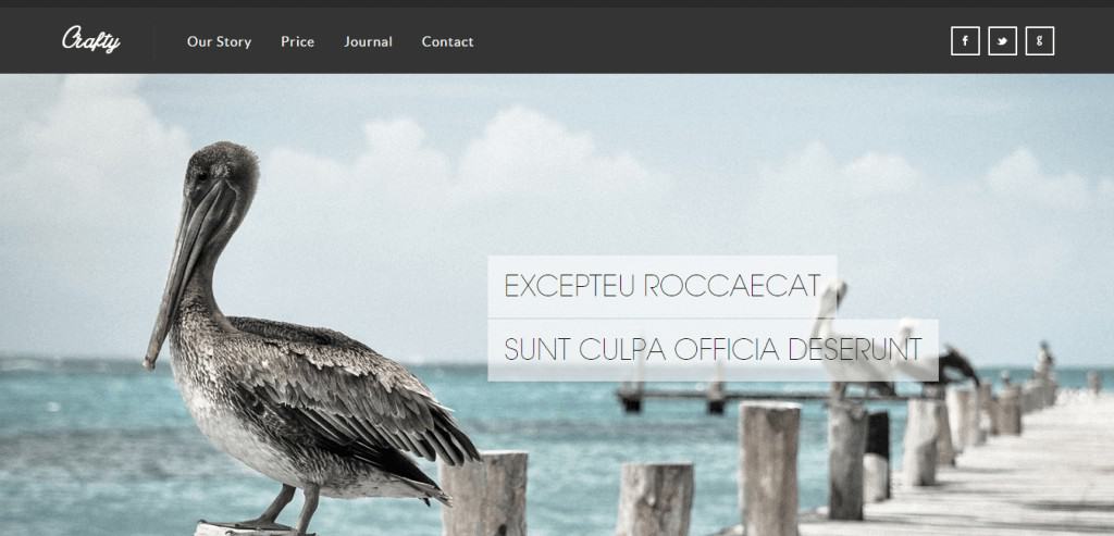 Crafty Free HTML5 template