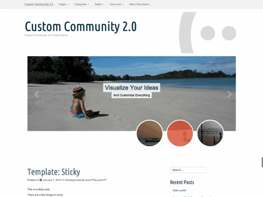 Custom Community Theme