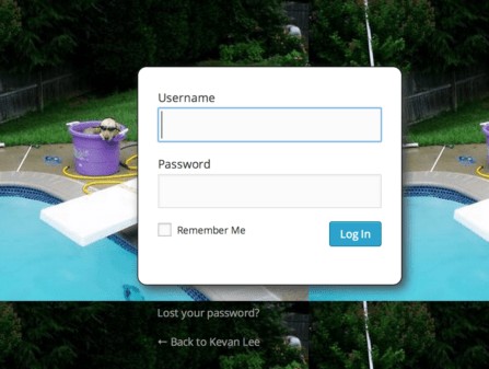 custom login