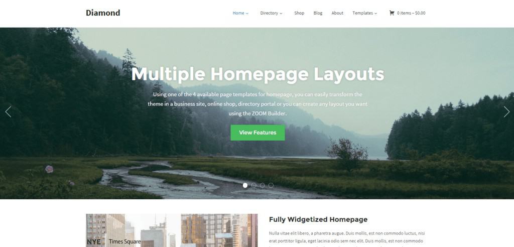 Diamond eCommerce Directory Theme