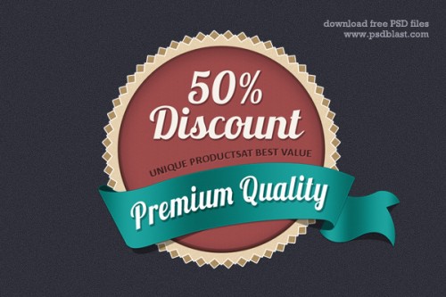 Discount Coupon Design PSD