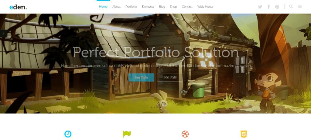 Eden – Retina & Multi-Purpose WordPress Theme