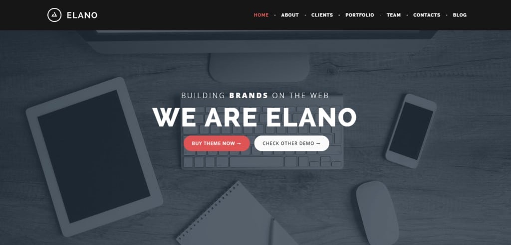 Elano Parallax theme
