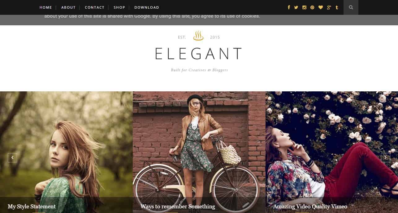 Elegant Responsive Blogger Template