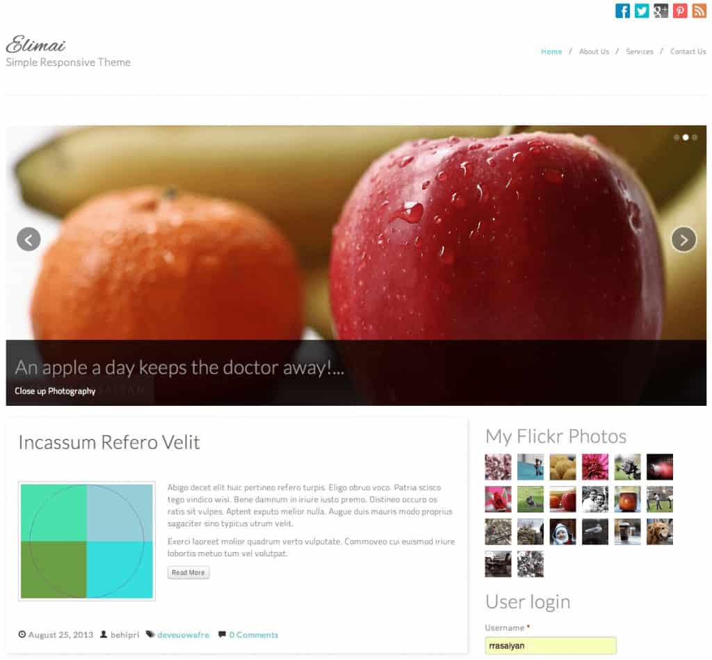 Elimai Bootstrap Theme fo Drupal