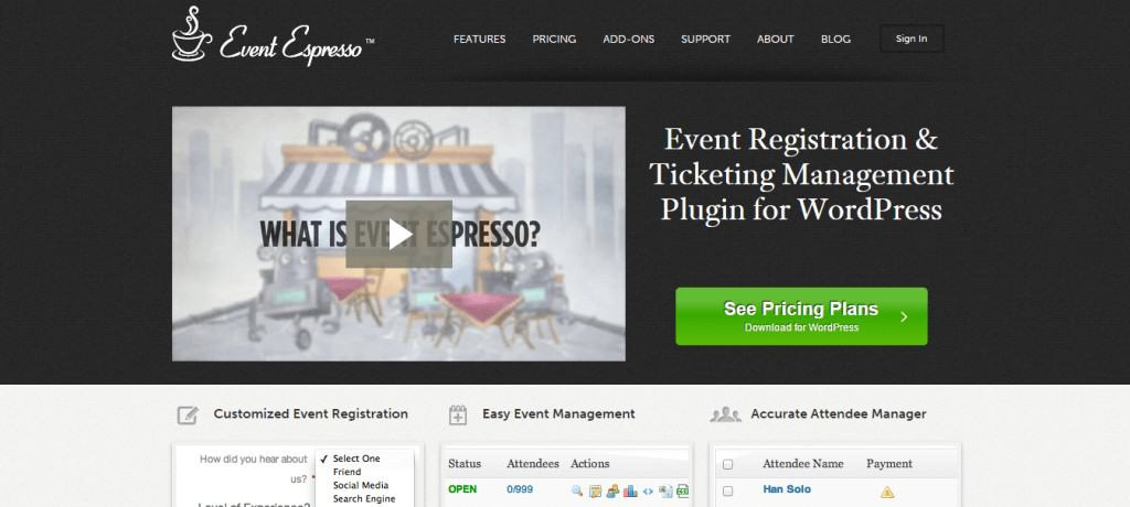 Event Espresso Event Plugin