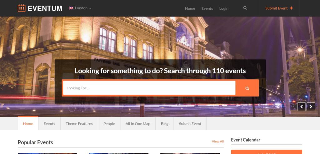 Eventum template