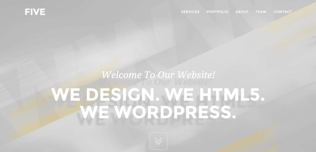 Five Bootstrap theme