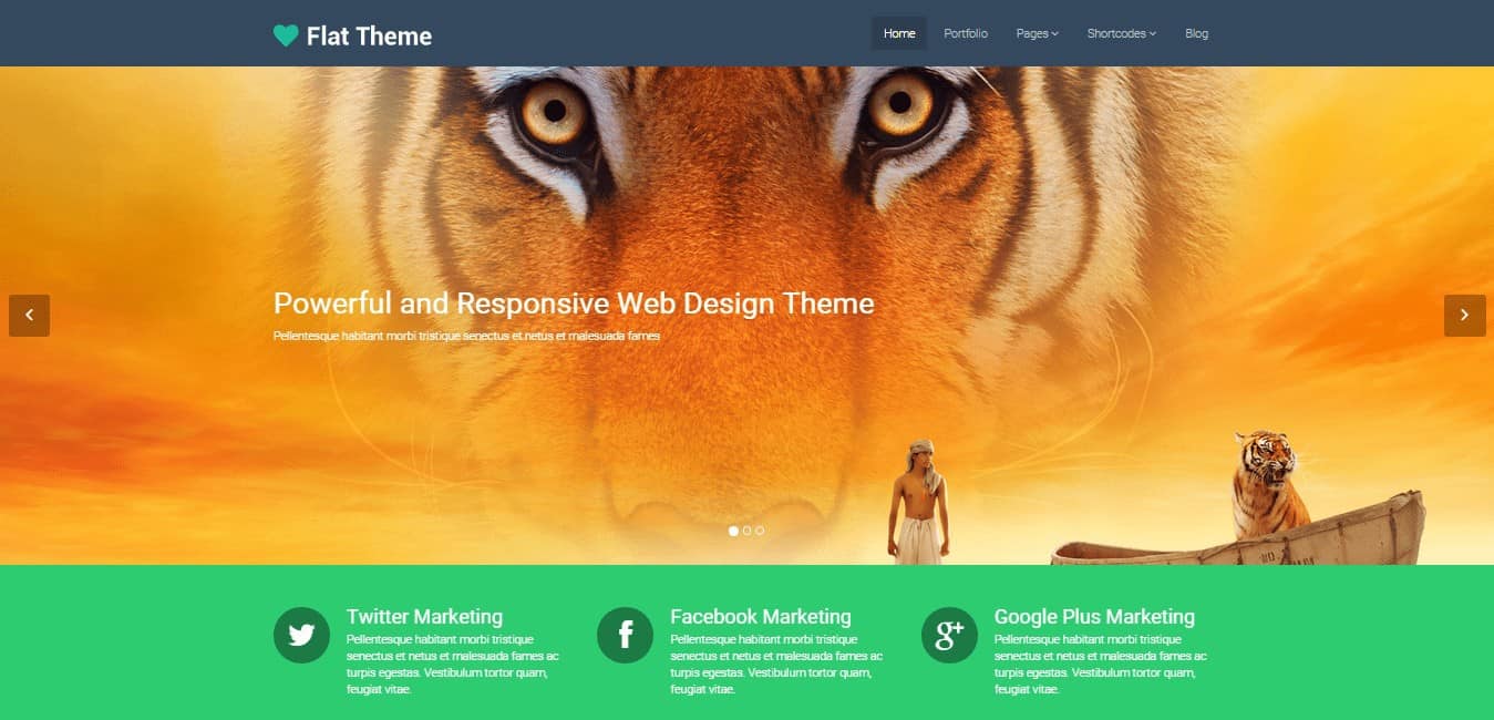 Flat Theme