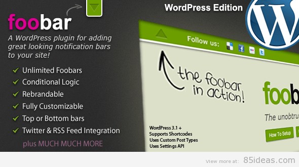 Foobar Notification Bar