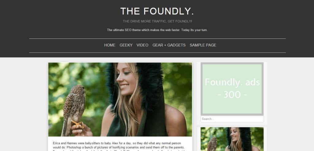Foundly theme