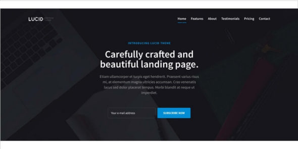 Lucid - Free PSD Web Templates 