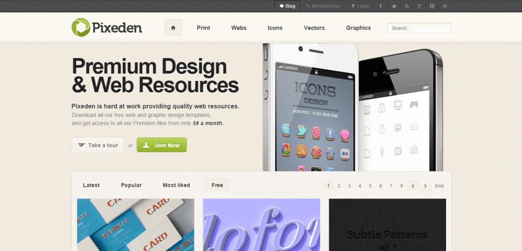 Free Design Resources Pixeden