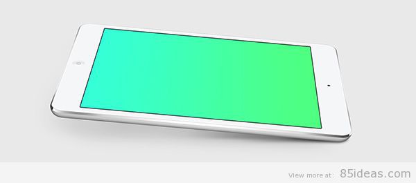 Free iPad Mini PSD Mockup