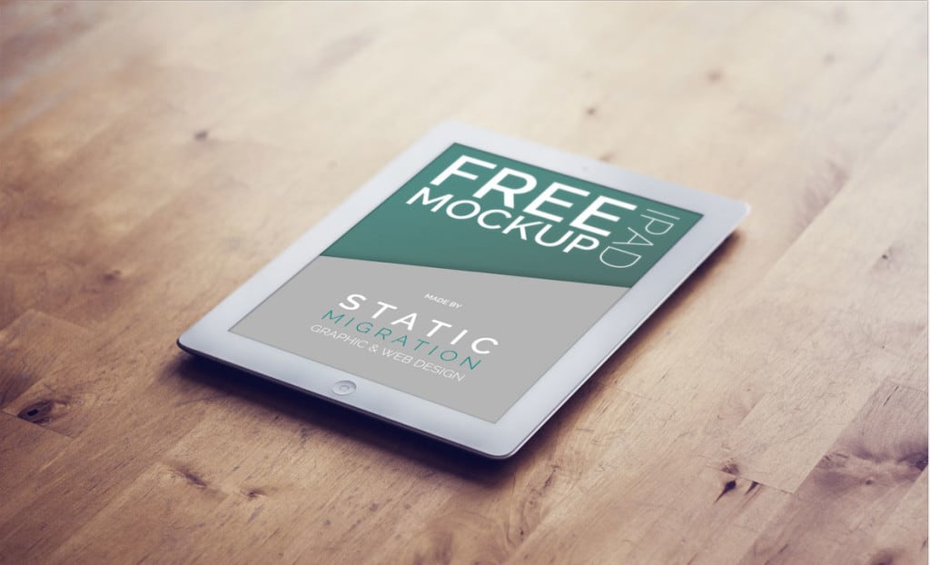 FREE MOCK-UPS PSD IPAD