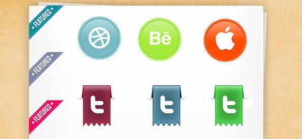 Free Web Ribbon Set