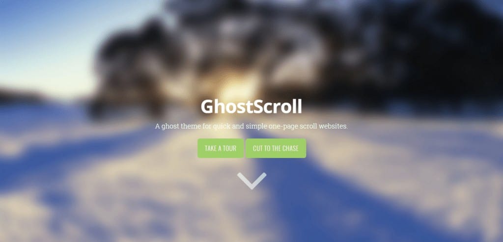 GhostScroll Theme