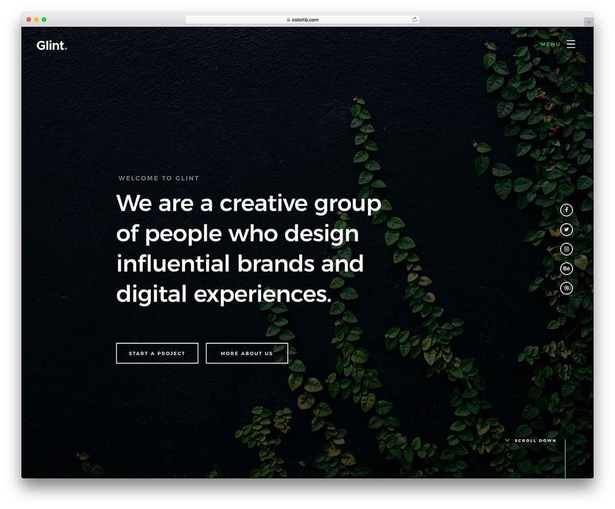 glint-free-fullscreen-small-business-template
