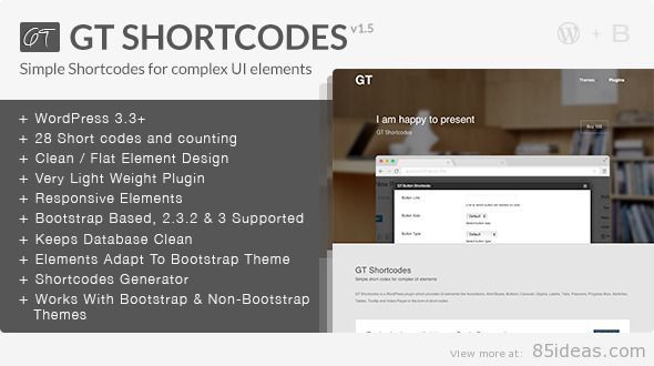 GT Shortcodes