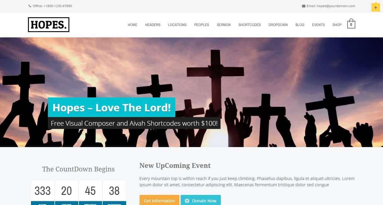 Hopes WP Theme