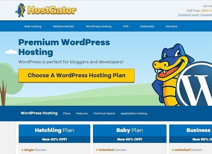 Hostgator window hosting