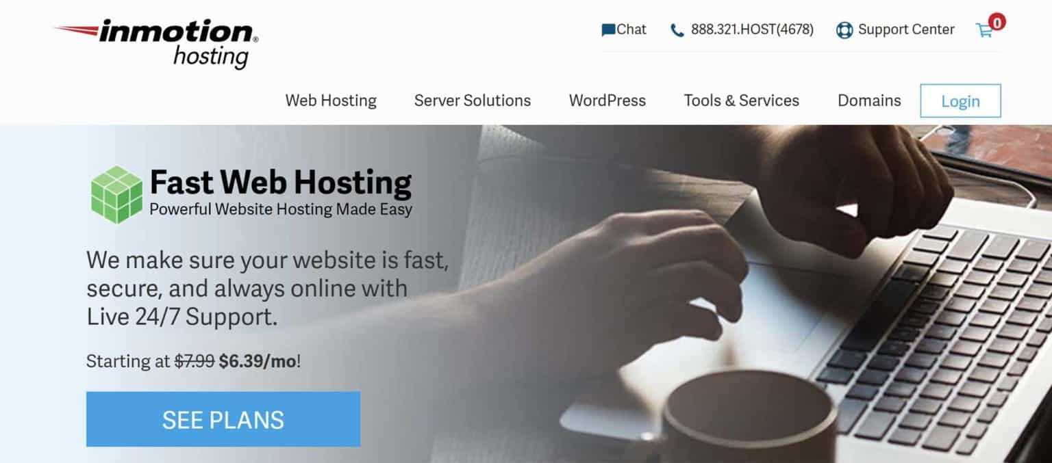 InMotion-best cheap wordpress hosting price