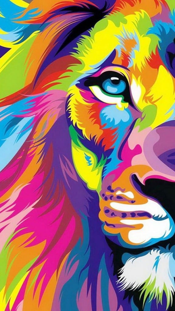 iphone_6s_abstract_lionwallpaper_hd