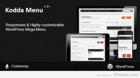 Kodda WordPress Mega Menu