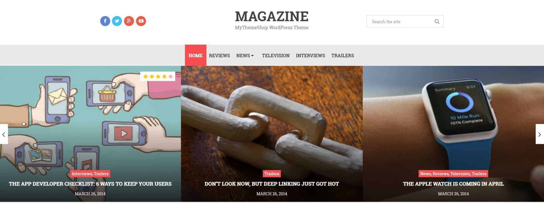 Magazine MyThemeShop WordPress Theme