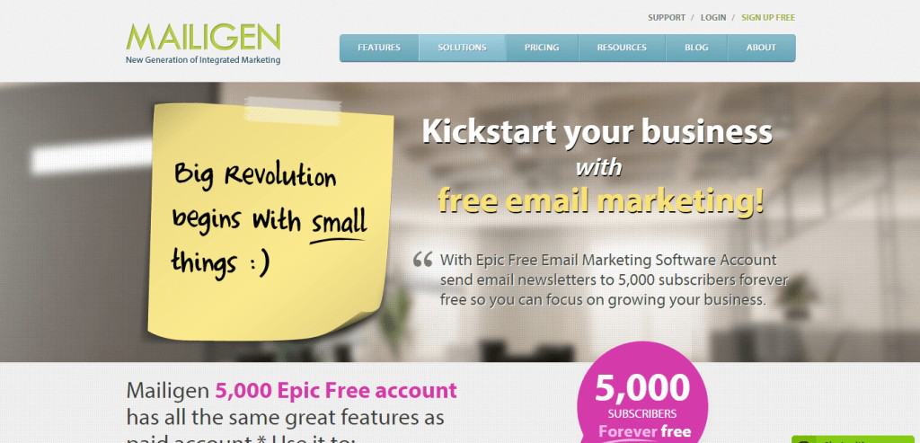 Mailigen email marketing