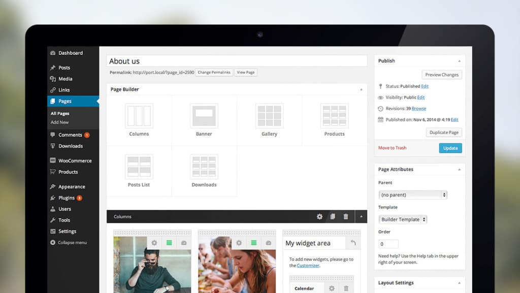 make page builder