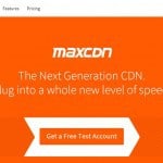MaxCDN Homepage