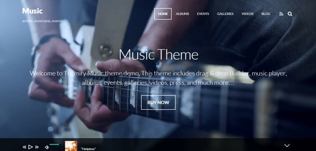 Music Theme Demo