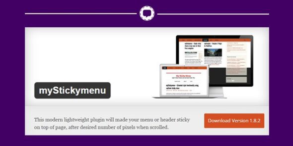 mySticky menu - sticky header plugin